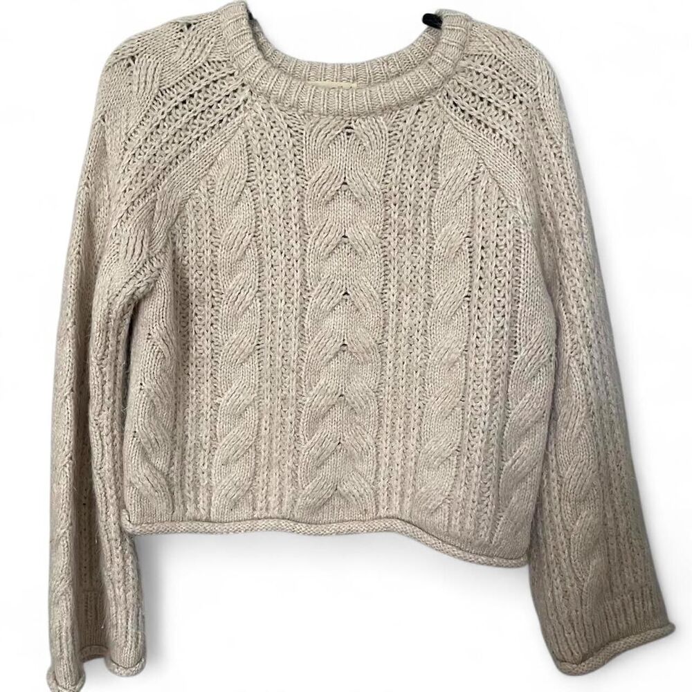 Universal-thread Women's Cream and White Jumper